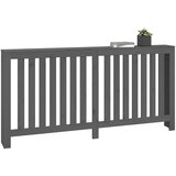  Pokrov za radijator sivi 169x19x84 cm od masivne borovine | shoptok.hr