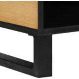  Klubska miza Rjava in črna 80 x 50 x 40 cm | Shoptok.si