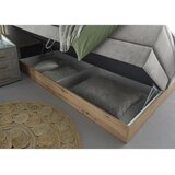 Livetastic postelja boxspring 180 cm x 200 cm , les, tekstil, leseni material svetlo siva | Shoptok.si