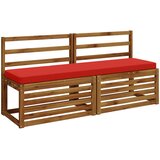  Jastučić za klupu - 1 dio VUGHT 100% poliester Crvena | shoptok.hr