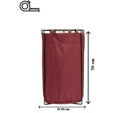 Hanah home Korpa za veš Edda Burgundy | Eponuda.com
