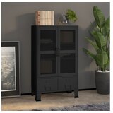  Industrijska omara črna 70x40x115 cm kovinska | Shoptok.si