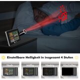 DR.PREPARE vremenska postaja z zunanjim senzorjem in projekcijsko budilko | Shoptok.si