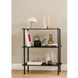 noo.ma Crni regal u dekoru hrasta 80x54,5x35 cm Teidi – | shoptok.hr