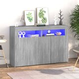 vidaXL Komoda s LED svjetlima boja hrasta sonome 115,5 x 30 x 75 cm | shoptok.hr