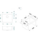 Alveus Sudopera Kombino 50 podgradna 540x440x195mm | Eponuda.com