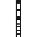  Stalak za kupaonicu crni 63 x 26 x 171 cm od masivne borovine | shoptok.hr