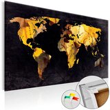  Slika na plutenoj podlozi - If the World were a desert... [Cork Map] 90x60 | shoptok.hr