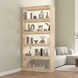 vidaXL knjižna omara/pregrada 80x30x167,4 cm trdna borovina Cene