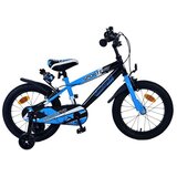 Volare dječji bicikl Sportivo 16" crno-plavi s dvije ručne kočnice | shoptok.hr