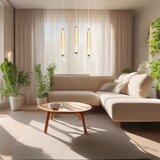  LED luster na sajli LUCCO LED/18W/230V prečnik 15 cm zlatna | Eponuda.com
