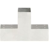  Spojnici za stupove u T-obliku 4 kom pocinčani metal 71 x 71 mm | shoptok.hr