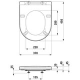 Laufen H8918630000001 Pro X WC deska - Soft Close, Quick Release | Shoptok.si