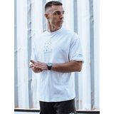 DStreet T-shirt męski z nadrukiem biały | shoptok.hr