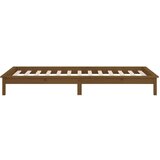  Okvir kreveta boja meda 75 x 190 cm mali od masivnog drva | shoptok.hr