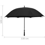  Kišobran crni 130 cm | shoptok.hr