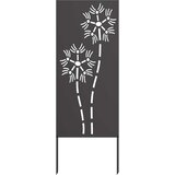  Privatnost u vrtu Crna 50 x 140 cm Hladno valjana čelična | shoptok.hr