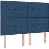  LED glava kreveta S LED lampica Plava 144 cm Poliester | shoptok.hr