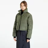 Calvin Klein Prijelazna jakna tamno zelena / crna