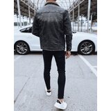 DStreet Ocieplana kurtka męska jeansowa czarna | shoptok.hr