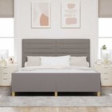 Krevetna konstrukcija Sivo-smeđa 180 x 200 cm tkanina | shoptok.hr