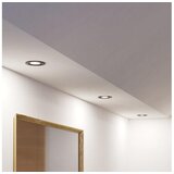 Eglo 902237 - Set od 3 LED kupatilskih ugradnih svetala BARRANCO 1xGU10/4,5W/230V IP44 crne boje | Eponuda.com
