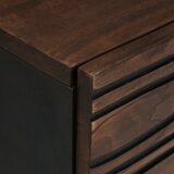 vidaXL kavna miza 80x50x40 cm iz trdnega lesa in vezane plošče | Shoptok.si