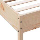 vidaXL Posteljni okvir brez vzmetnice 120x190 cm trdna borovina | Shoptok.si