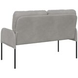 Sofe s jastukom 110cm Svijetlo siva Šperploča - Svjetlosiva 110 cm | shoptok.hr