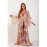 DEVI COLLECTION Ženski kaftan Anna narandžasto-bež | Eponuda.com