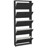 Mömax omara z loputami za čevlje flap, antracit | Shoptok.si