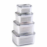  Set posuda za hranu s unutarnjim košaricama - 4 komada | Shoptok.si