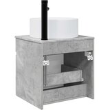  Umivaonik s policom za zid Betonska siva 49 x 44,5 x 65,5 cm | Eponuda.com