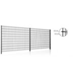  2D panelna ograda 8x6x8mm, Pocinkovana i plastificiran, 2,03x2,5 m, Zelena | Eponuda.com