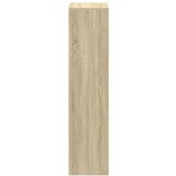 vidaXL Pregrada / regal za knjige 3 razina hrast 123x29x123 cm drveni | shoptok.hr