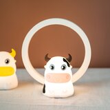 Dardanar Otroška nočna lučka krava, prenosna polnilna nočna lučka, krmiljena iz pipe, s 7 različicami svetlobe, (21126022) | Shoptok.si