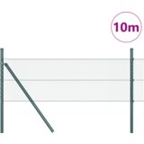 vidaXL Heksagonalna Ograda Zelena 0.4x10 m Čelik | shoptok.hr