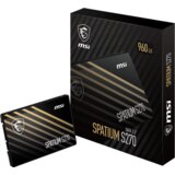 MSI SPATIUM S270 SATA 2.5 960GB unutarnji SSD 2.5" Serijski ATA III 3D NAND | shoptok.hr