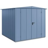 EcoStar Spremište Elegant-S Tip 2 (Vanjska širina uklj. krovni prevjes: 258,8 cm, Vanjska dubina uklj. krovni prevjes: 247,7 cm, Plava, Dvostruka vrata) | shoptok.hr