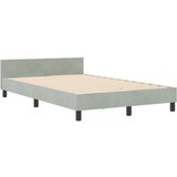  Tamnosivi Baršunasti Krevet Okvir 120x200 cm | shoptok.hr