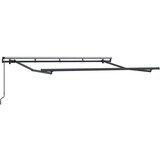  Skrovita tenda Plava 250 x 200 cm tkanina - Plava i bijela (antracitni okvir) 2 5 x 2 m Ručna | shoptok.hr