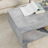  Kava Stol Betonski sivi 80 x 46 x 35 cm Konstruirano drvo | Eponuda.com