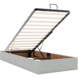  Okvir kreveta s madracima svijetlosivi 100x200 cm baršunasti | shoptok.hr
