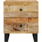  Noćni ormarići 2 kom 40 x 33 x 46 cm Crna | shoptok.hr