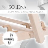 springos drvena ležaljka, plava | shoptok.hr
