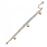  Ženska oliver weber hype gold turquoise narukvica sa swarovski kristalima ( 32277g ) Cene