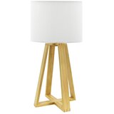 Master Lampa stolna drvena 25W E27 6033-15B bijela | Eponuda.ba