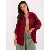 Italy Moda Shirt-MO-KS-9368.98-burgundy | shoptok.hr