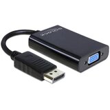 Delock 65439 VGA / DisplayPort adapter [1x 15-polni muški konektor D-Sub - 1x ženski konektor DisplayPort] crna | Eponuda.ba