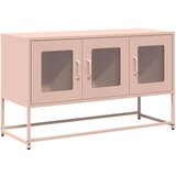vidaXL TV omarica roza 100,5x39x60,5 cm Hladno valjano jeklo | Shoptok.si